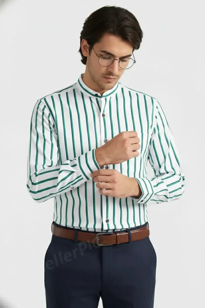 VIBRANT COASTAL LINED SHIRT