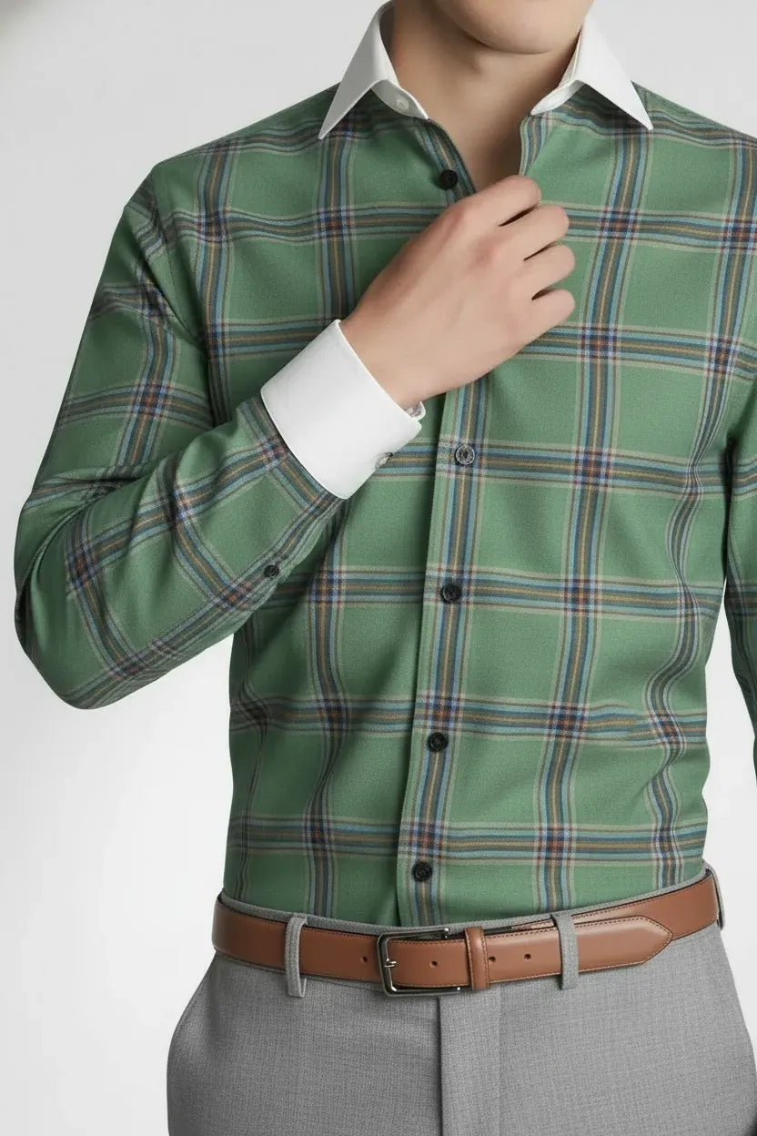CHALET GREEN WINCHESTER SHIRT