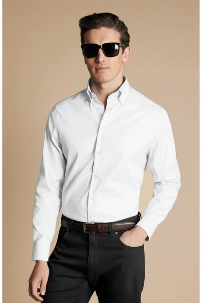 BUTTON DOWN MEN'S STRETCH SHIRT