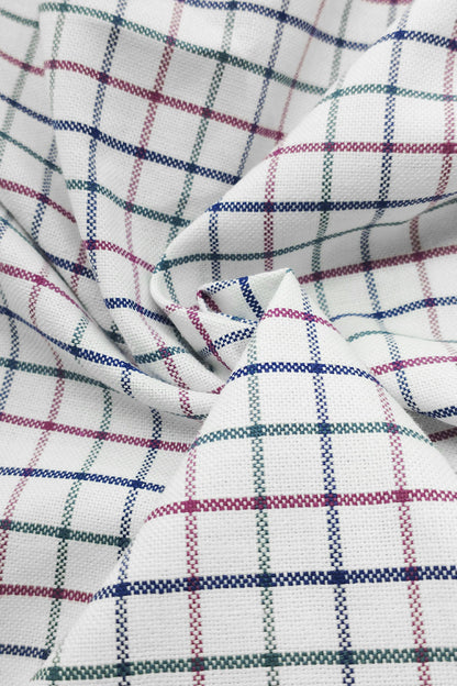 MODERN MULTI PLAID FORMAL SHIRT