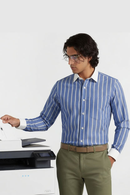 AZURE LINE CLASSIC DRESS SHIRT