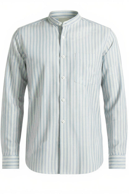 POWDER BLUE STRIPE BUSINESS SHIRT
