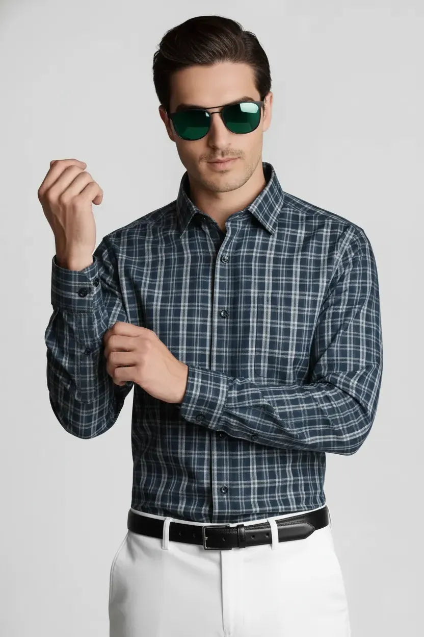 ELEVATED DAILY PLAID SHIRT