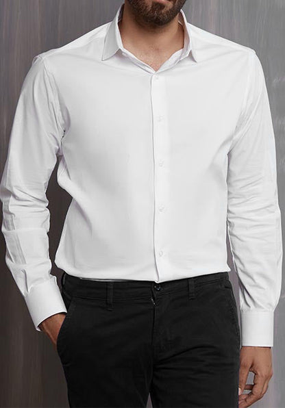 CLASSIC WHITE STRETCH MEN'S SHIRT