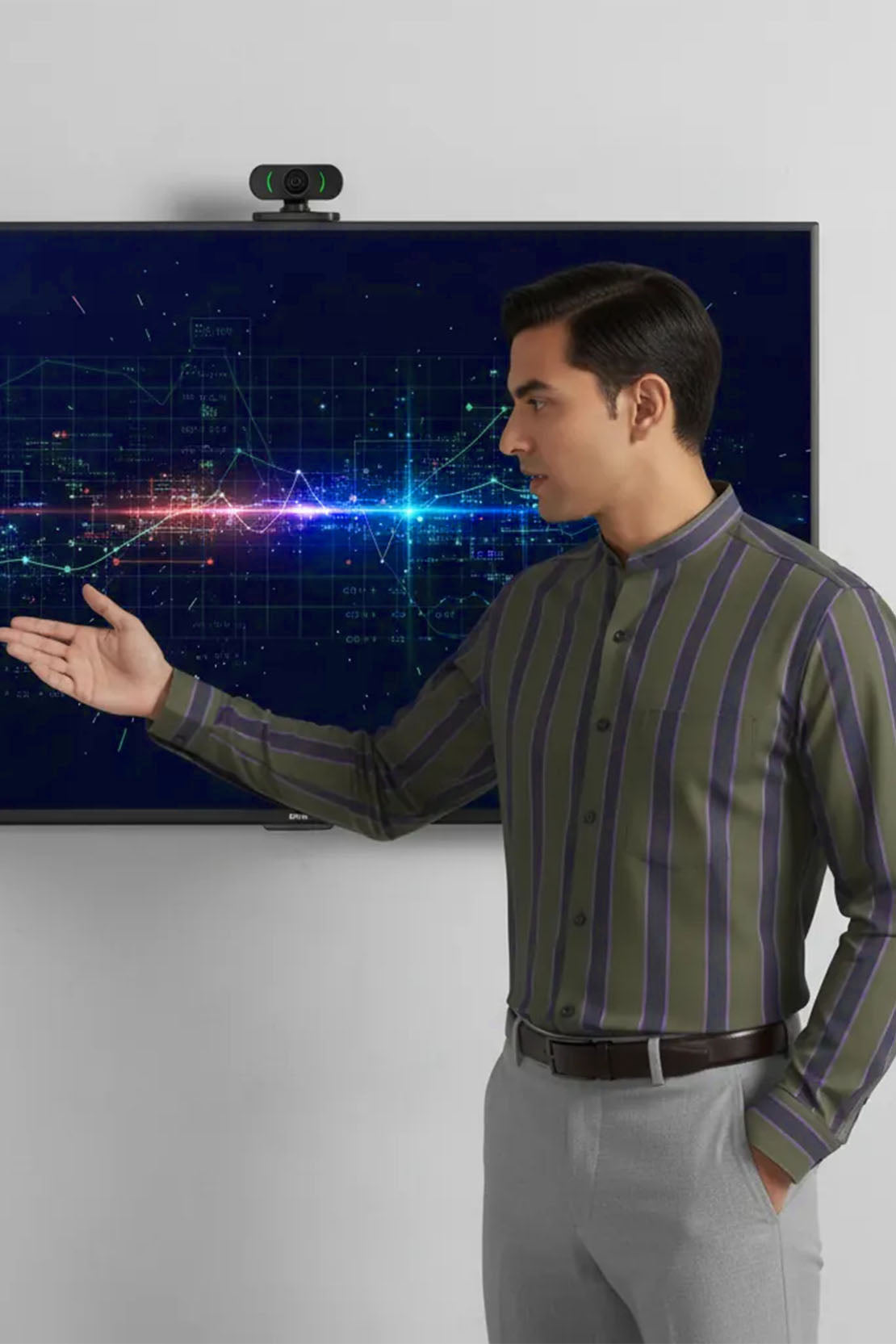 ELEGANT SHIRT IN DEEP HUES