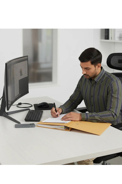 URBAN OLIVE MULTI-STRIPE SHIRT