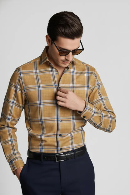 AUTUMN METRO PLAID SHIRT