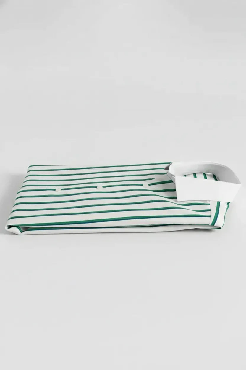 DYNAMIC PARALLEL STRIPE SHIRT