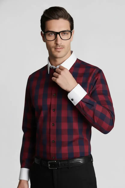 PREMIUM RED CHECK SHIRT