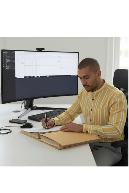 GOLDEN RAY VERTICAL STRIPES