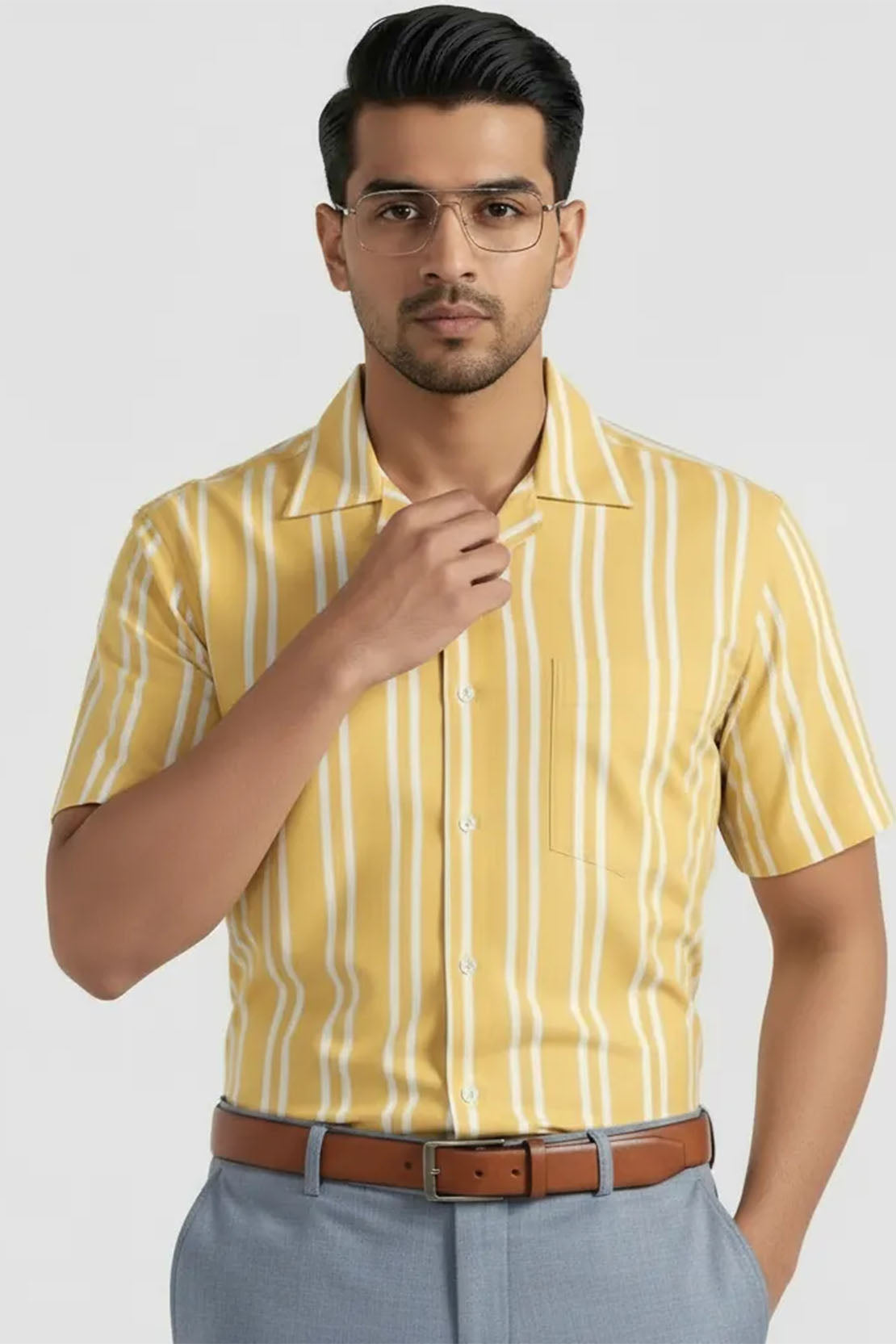 SUNRISE CUBAN STRIPE SHIRT