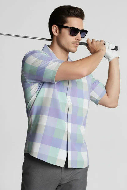 VIBRANT CHALET PLAID SHIRT