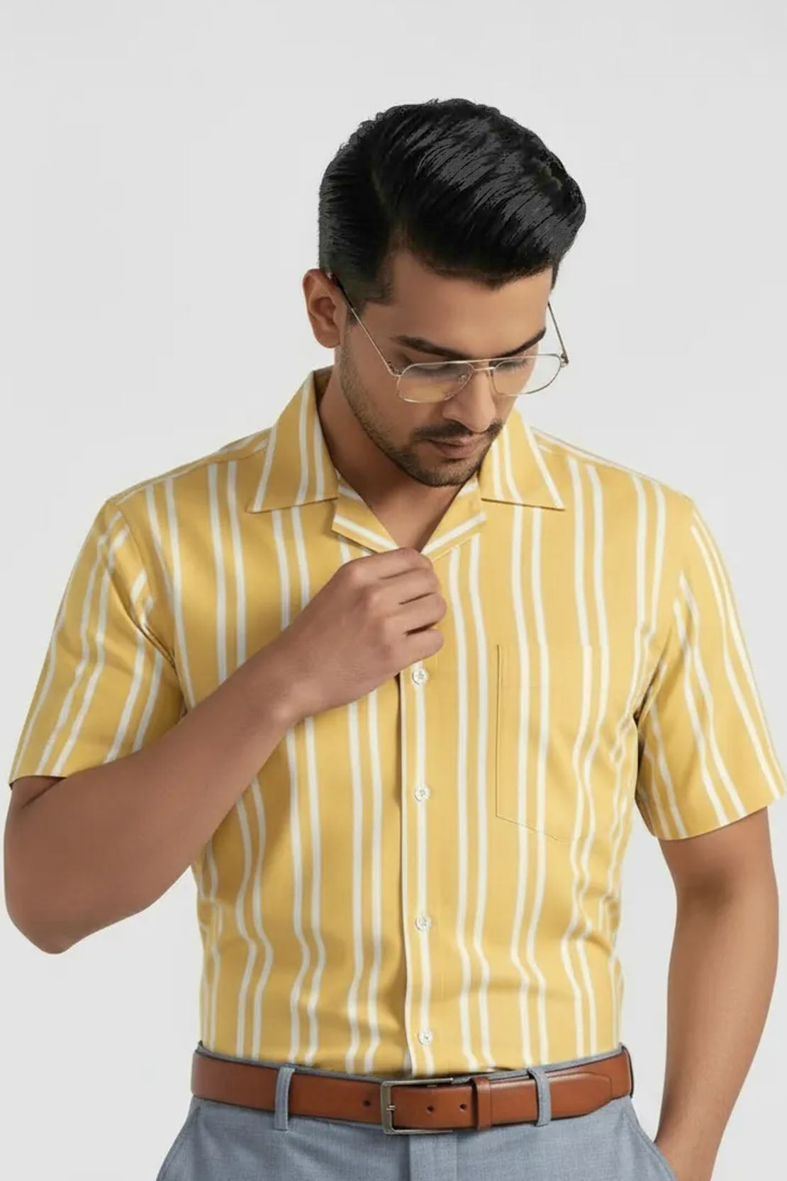 SUNRISE CUBAN STRIPE SHIRT