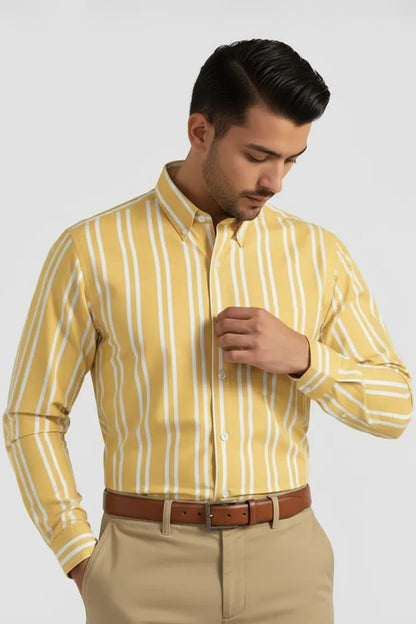 BRIGHT AMBER STRIPE EDITION SHIRT