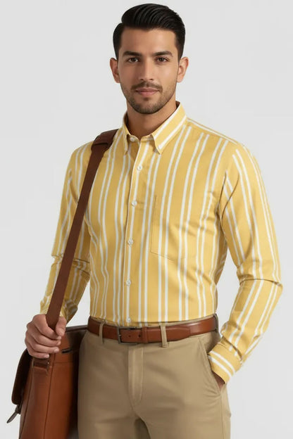 BRIGHT AMBER STRIPE EDITION SHIRT