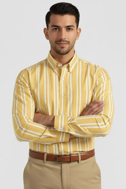 BRIGHT AMBER STRIPE EDITION SHIRT