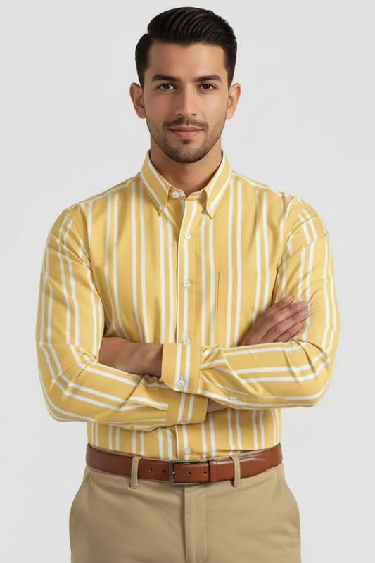 BRIGHT AMBER STRIPE EDITION SHIRT