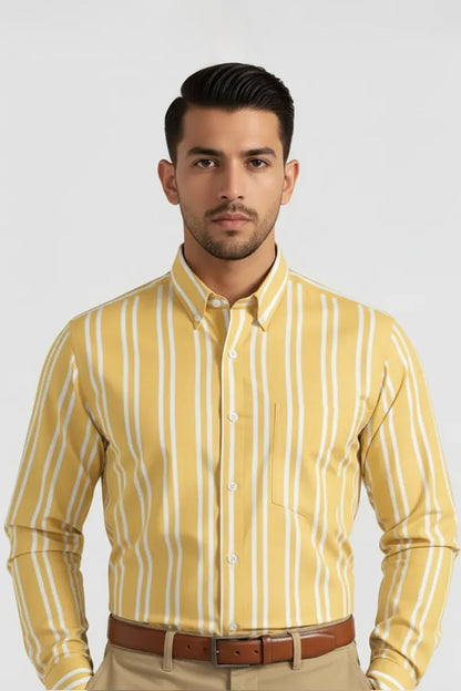 BRIGHT AMBER STRIPE EDITION SHIRT