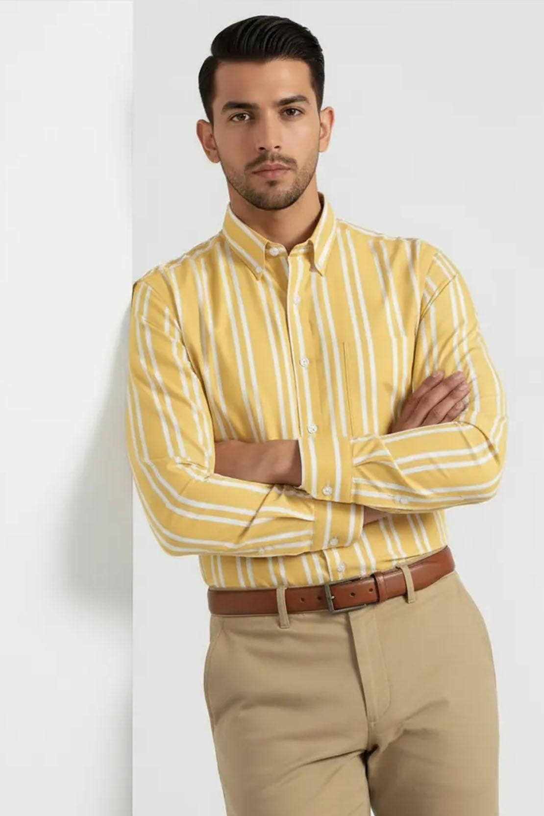 BRIGHT AMBER STRIPE EDITION SHIRT