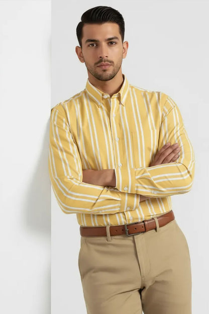 BRIGHT AMBER STRIPE EDITION SHIRT