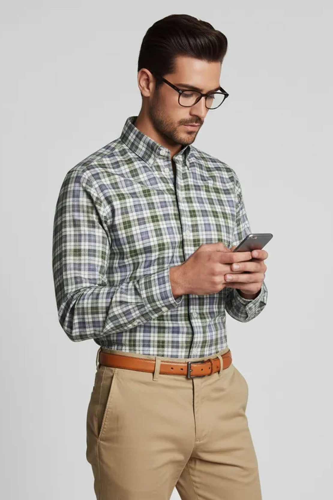 COUNTRYSIDE GREEN PLAID SHIRT