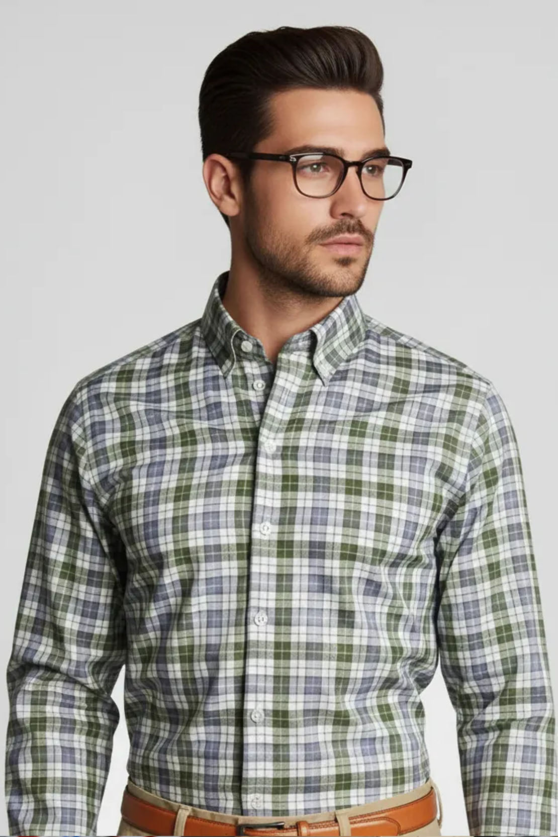 COUNTRYSIDE GREEN PLAID SHIRT