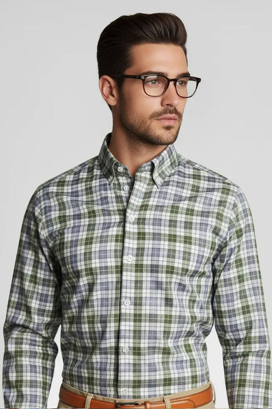 COUNTRYSIDE GREEN PLAID SHIRT