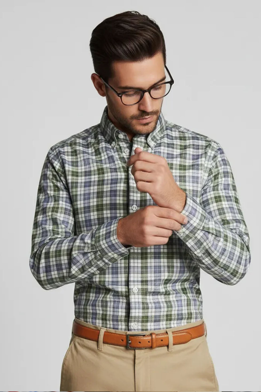 COUNTRYSIDE GREEN PLAID SHIRT