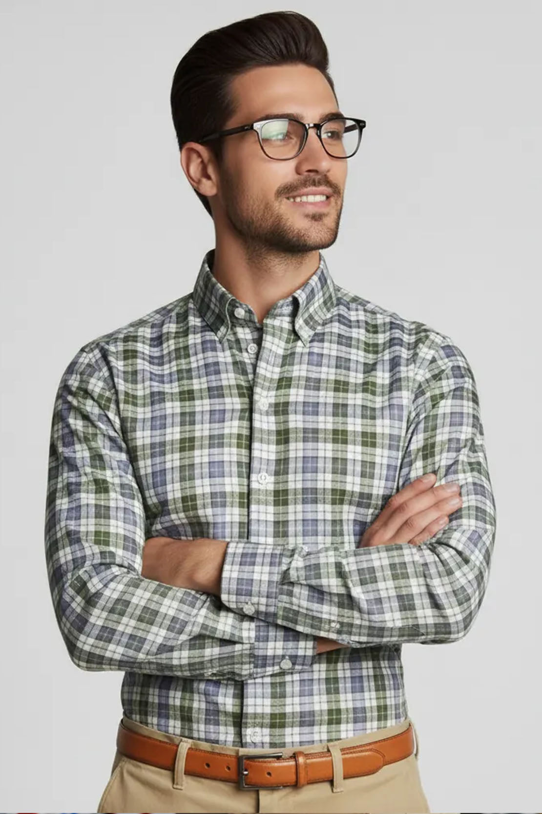 COUNTRYSIDE GREEN PLAID SHIRT
