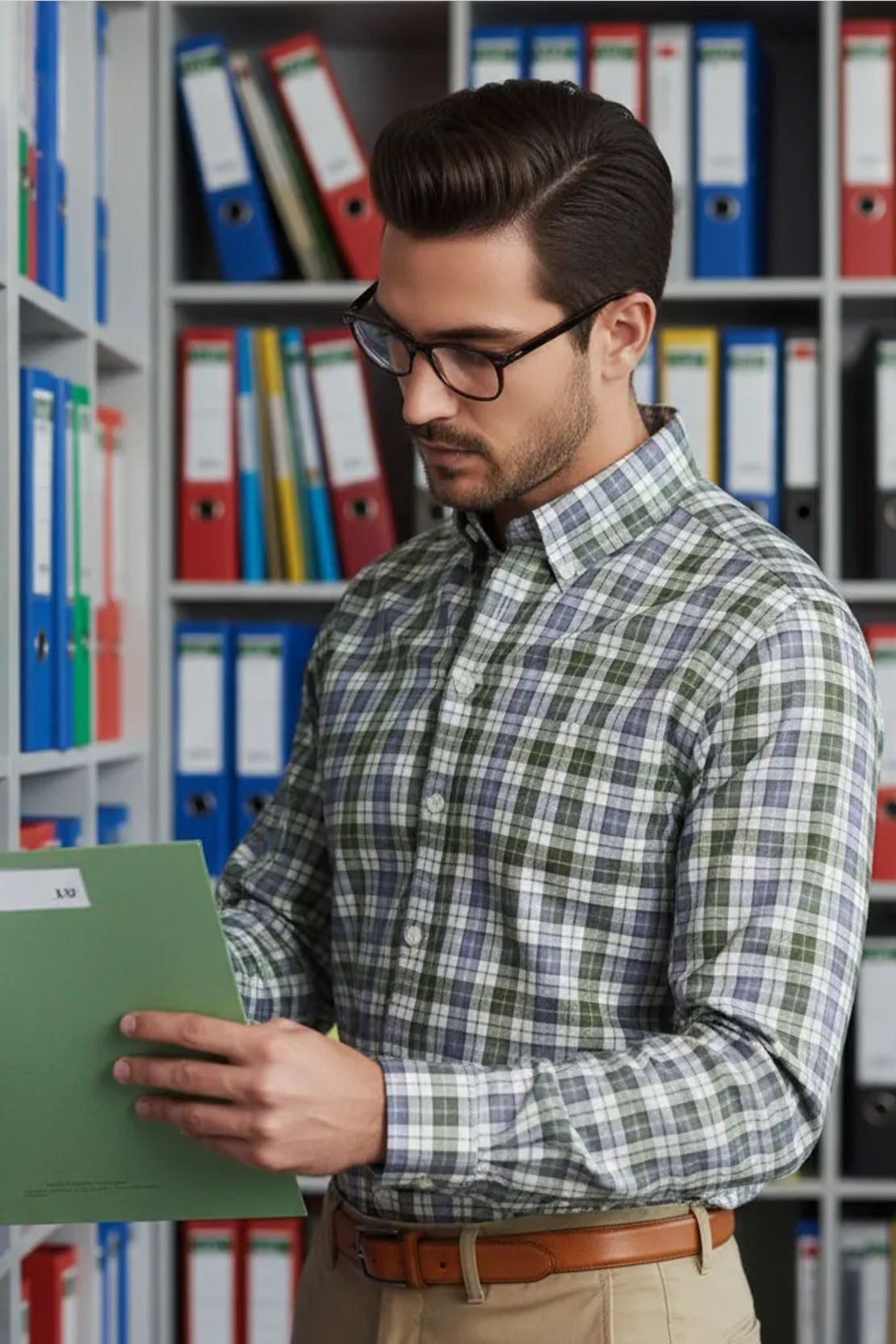 COUNTRYSIDE GREEN PLAID SHIRT