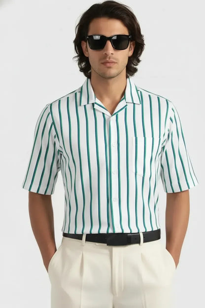 VIBRANT COASTAL LINED STRIPED