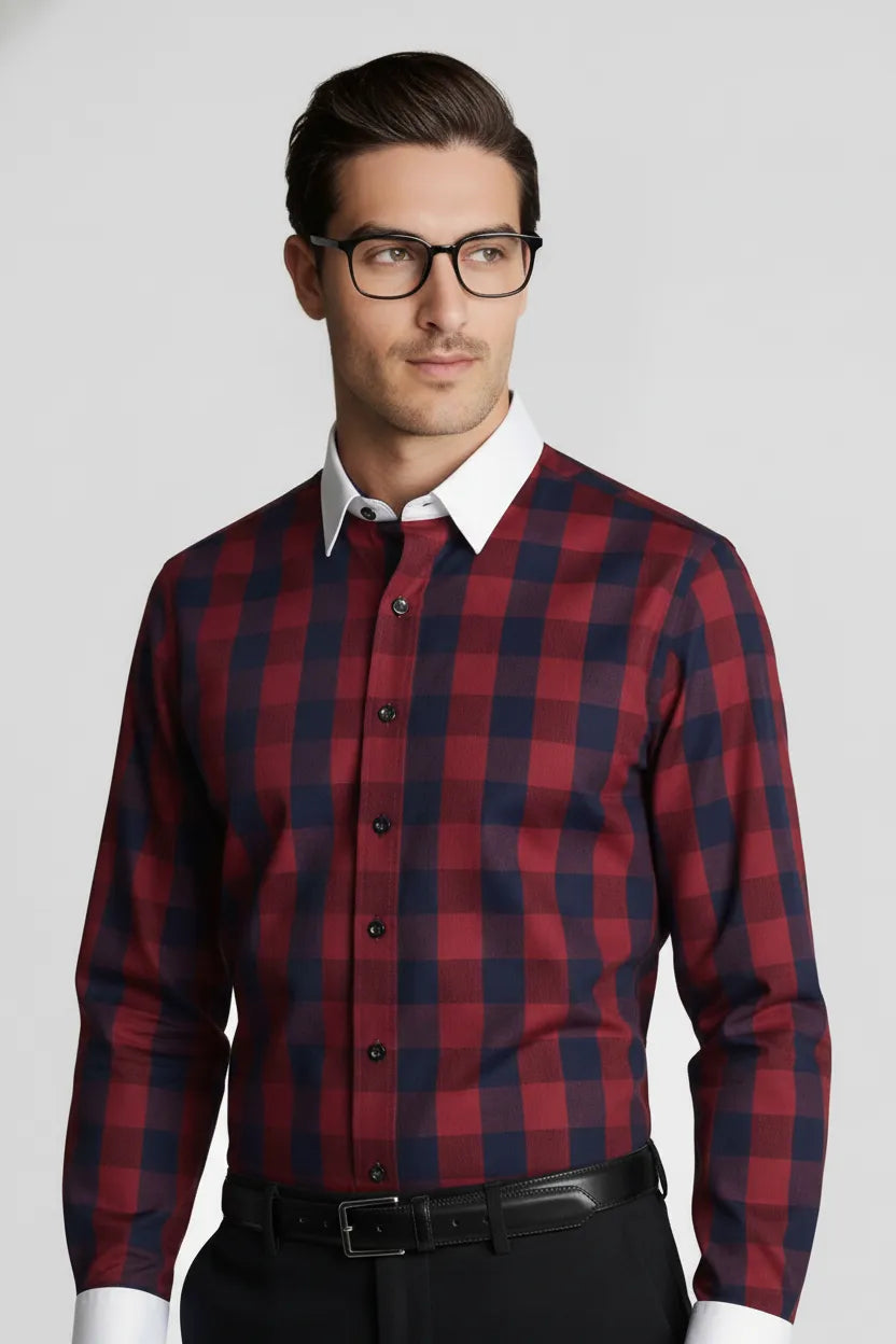 PREMIUM RED CHECK SHIRT