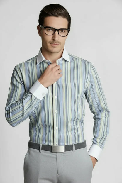 OCEAN BREEZE LINEAR SHIRT