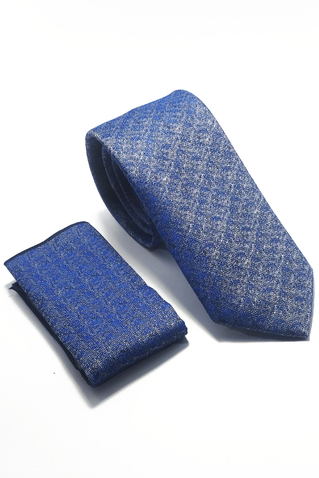 SHIMMERING SAPPHIRE TIE SET