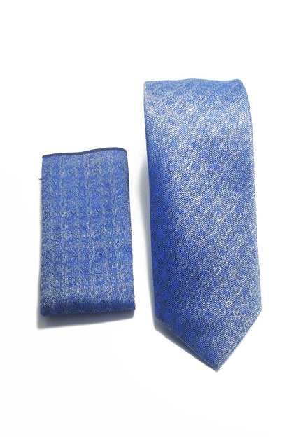 SHIMMERING SAPPHIRE TIE SET