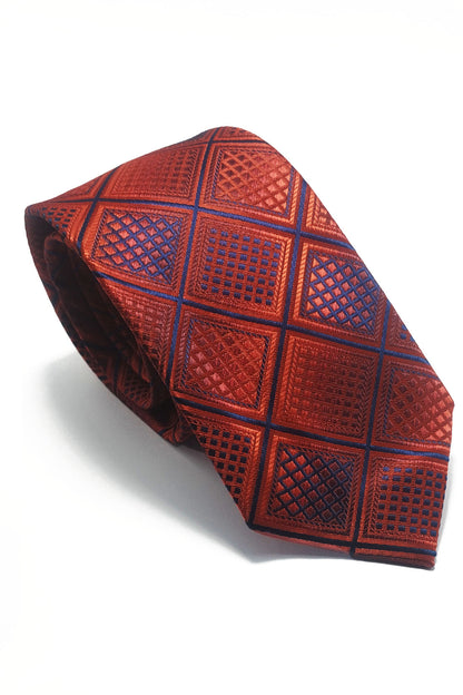 GRIDWORK RED TIE SET