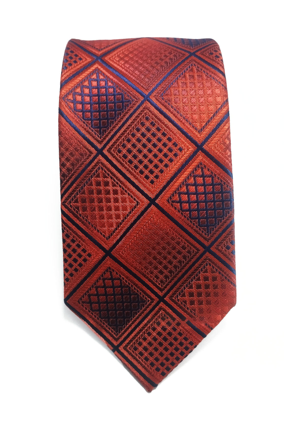 GRIDWORK RED TIE