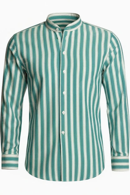 AQUA LINE BUSINESS BAND SHIRT 