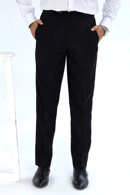 FORMAL ACTIVE WAIST BLACK DRESS PANT