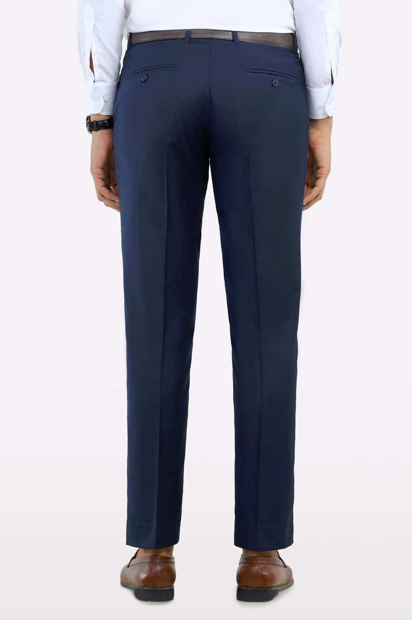 BLUE SMART FORMAL TROUSER