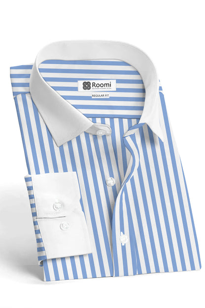 CLASSIC AZURE SEMI FORMAL SHIRT