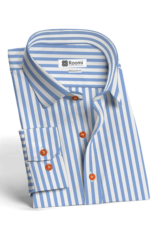 BENGAL AZURE STRIPES SHIRT