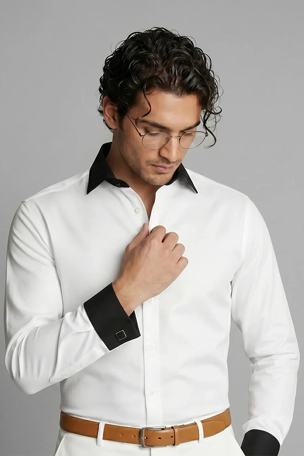 EXECUTIVE WHITE STRETCH WINCHESTER SHIRT