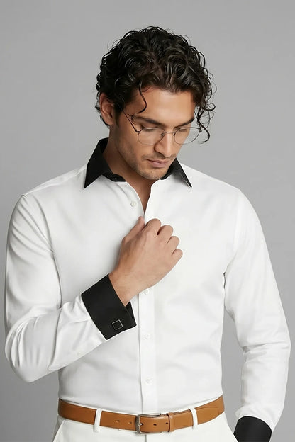 EXECUTIVE WHITE STRETCH WINCHESTER SHIRT