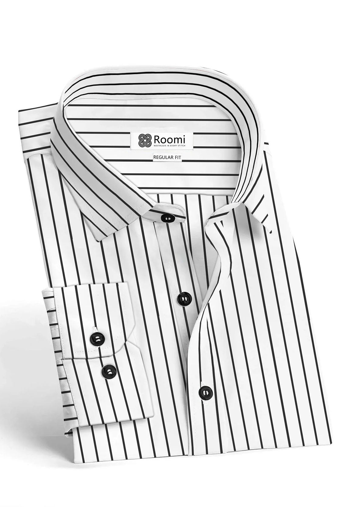 BLACK PIN STRIPES SHIRT