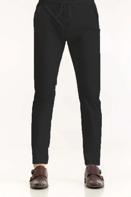 BLACK BASIC TROUSER