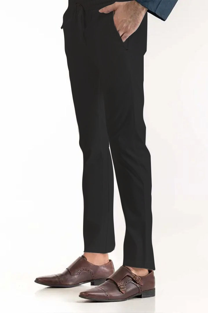 BLACK BASIC TROUSER