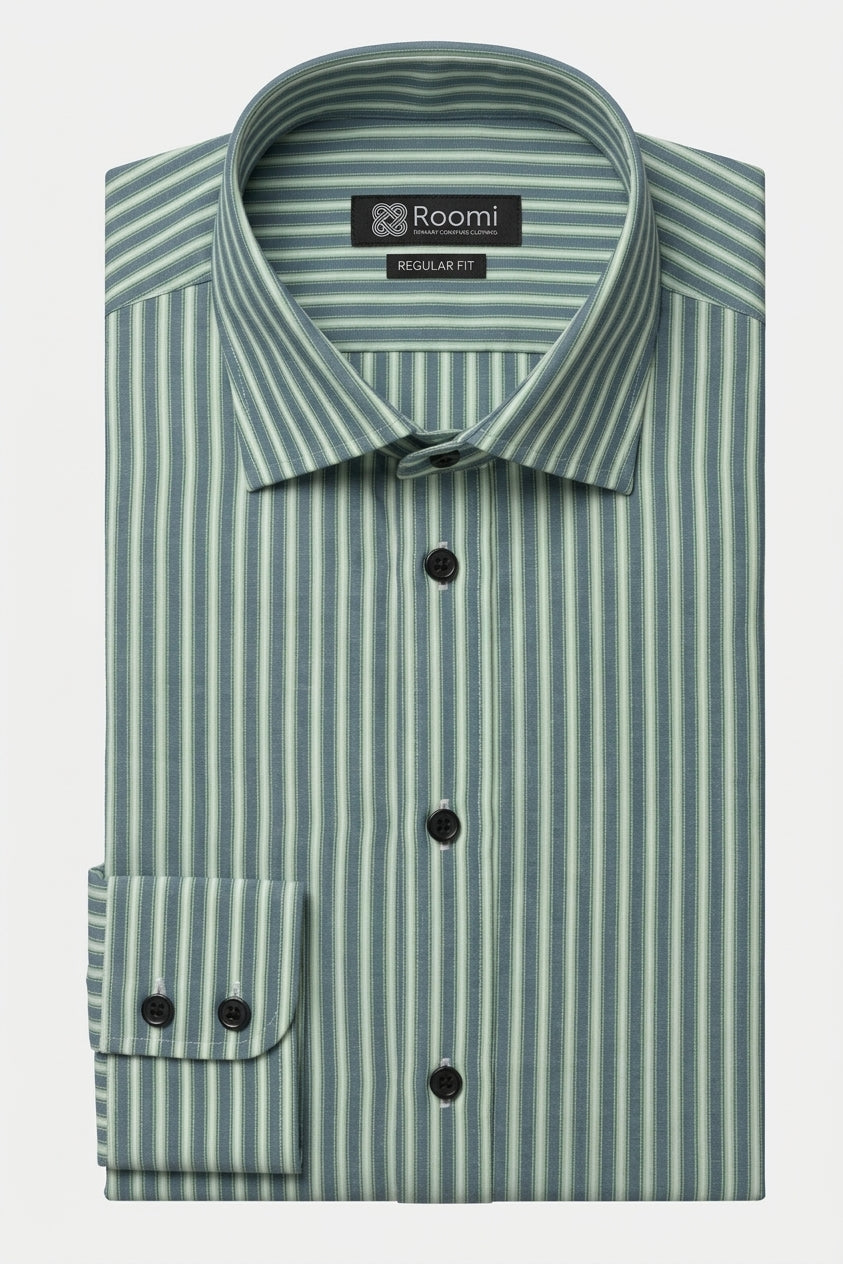CLARY SAGE SHADOW STRIPES SHIRT