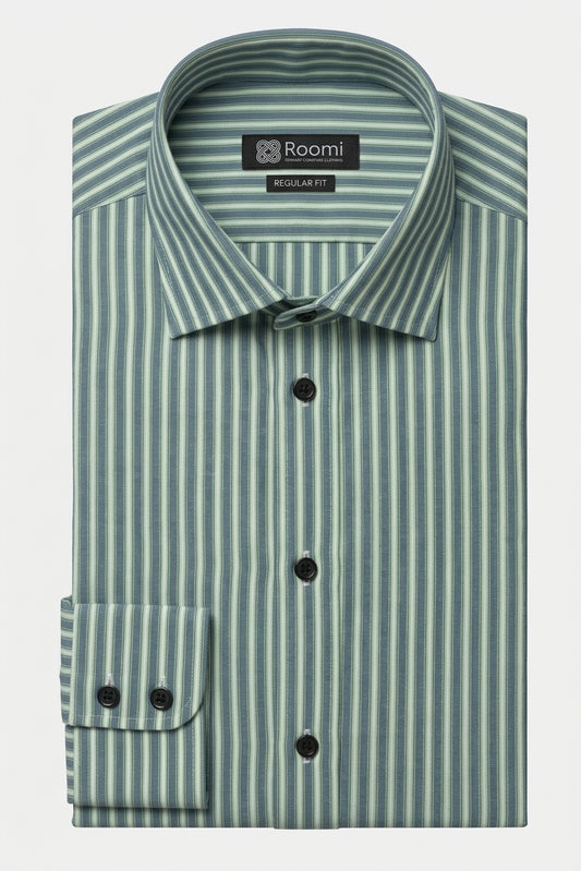 CLARY SAGE SHADOW STRIPES SHIRT
