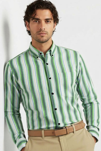 CLASSIC SPECTRUM STRIPE SHIRT